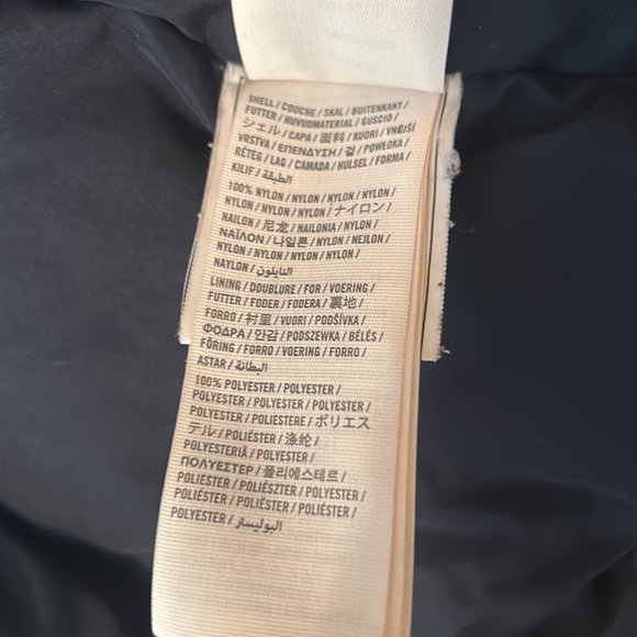 Men’s Abercrombie Navy Winter Jacket Size XL - Picture 5 of 6